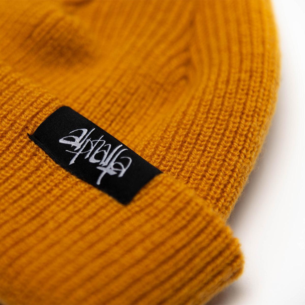 Alphalfa Evart Beanie-dark yellow