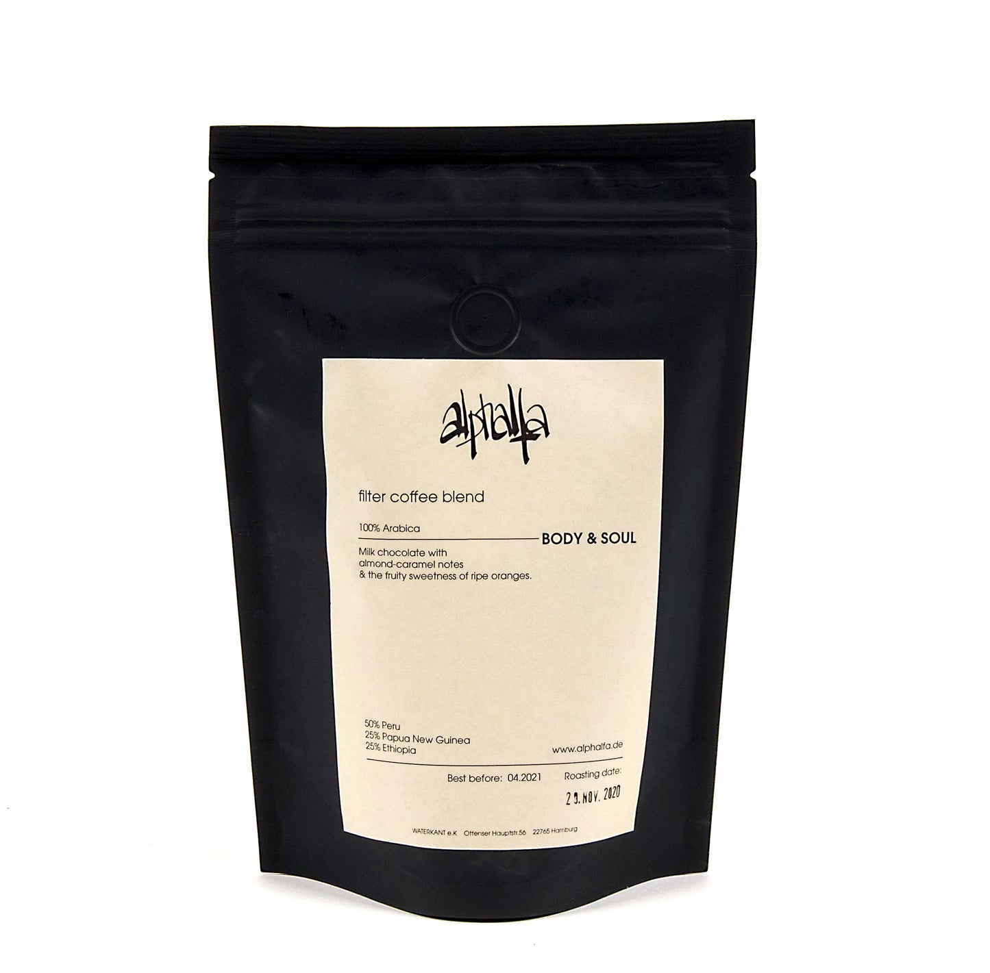 BODY & SOUL -Filter Kaffee - Alphalfa