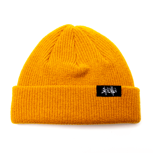 Alphalfa Evart Beanie-dark yellow