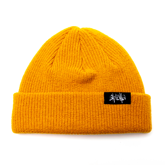 Evart Beanie-dark yellow - Alphalfa